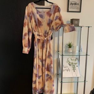 Pastel empire waist dress